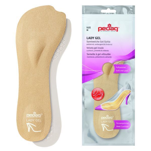 Еластична гелева напівустілка Pedag LADY GEL, розмір L 100114 фото