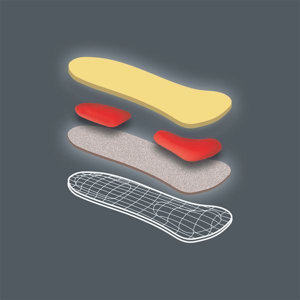 М'яка ортопедична напівустілка для закритого модельного взуття Pedag Comfort, розмір 35 100021 фото