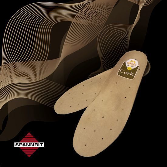 Міцна та зносостійка устілка з натурального корку Spannrit Sunbed Cork, розмір 36 100129 фото